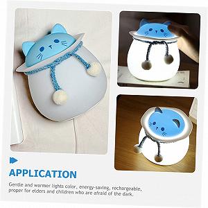Нічник Garneck Pack of 3 Silicone Pat Light Sense Touch synthetic.ua - Фото 1