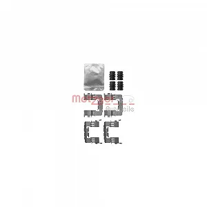 Монтажный комплект тормозных колодок METZGER 109-1891 GREENPARTS передний мост - Фото 1