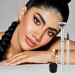 Штамп для нижніх вій з чорнилом та підводкою Eyeliner Stamp, двосторонній водостійка synthetic.ua - Фото 1