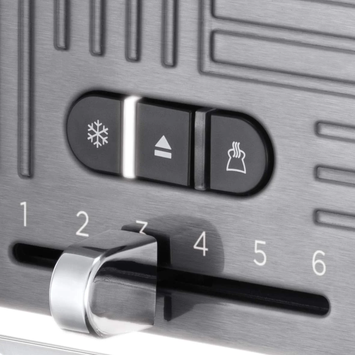 Тостер Russell Hobbs Geo нержавіюча сталь сірий, фото №3