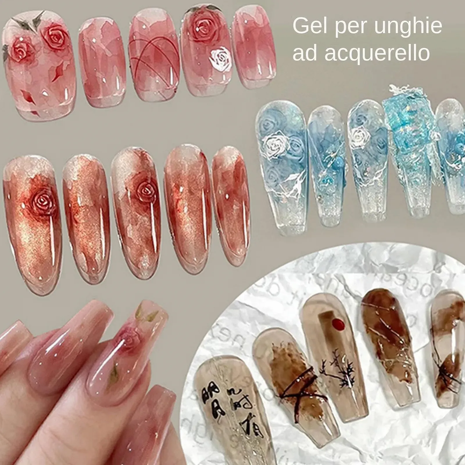 Гель Bloom Gel Ungal, LED UV для маникюра - для личного ухода, для создания художественных эффектов на ногтях для женщин и девушек, фото №5 Гель Bloom Gel Ungal, LED UV для маникюра - для личного ухода, для создания художественных эффектов на ногтях для женщин и девушек, фото №5