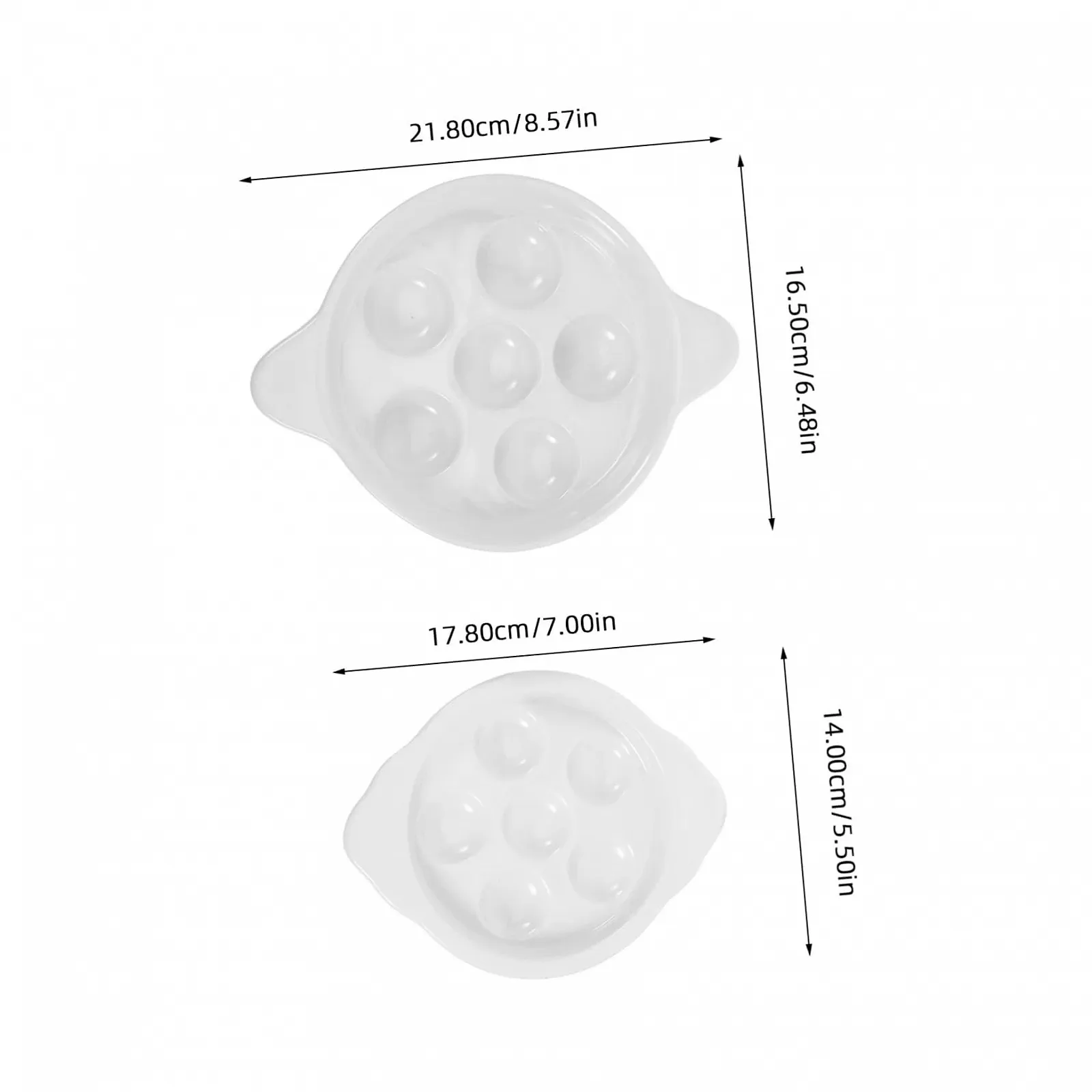 Форма для запікання VALICLUD для равликів та морепродуктів керамічна 2 шт., фото №2