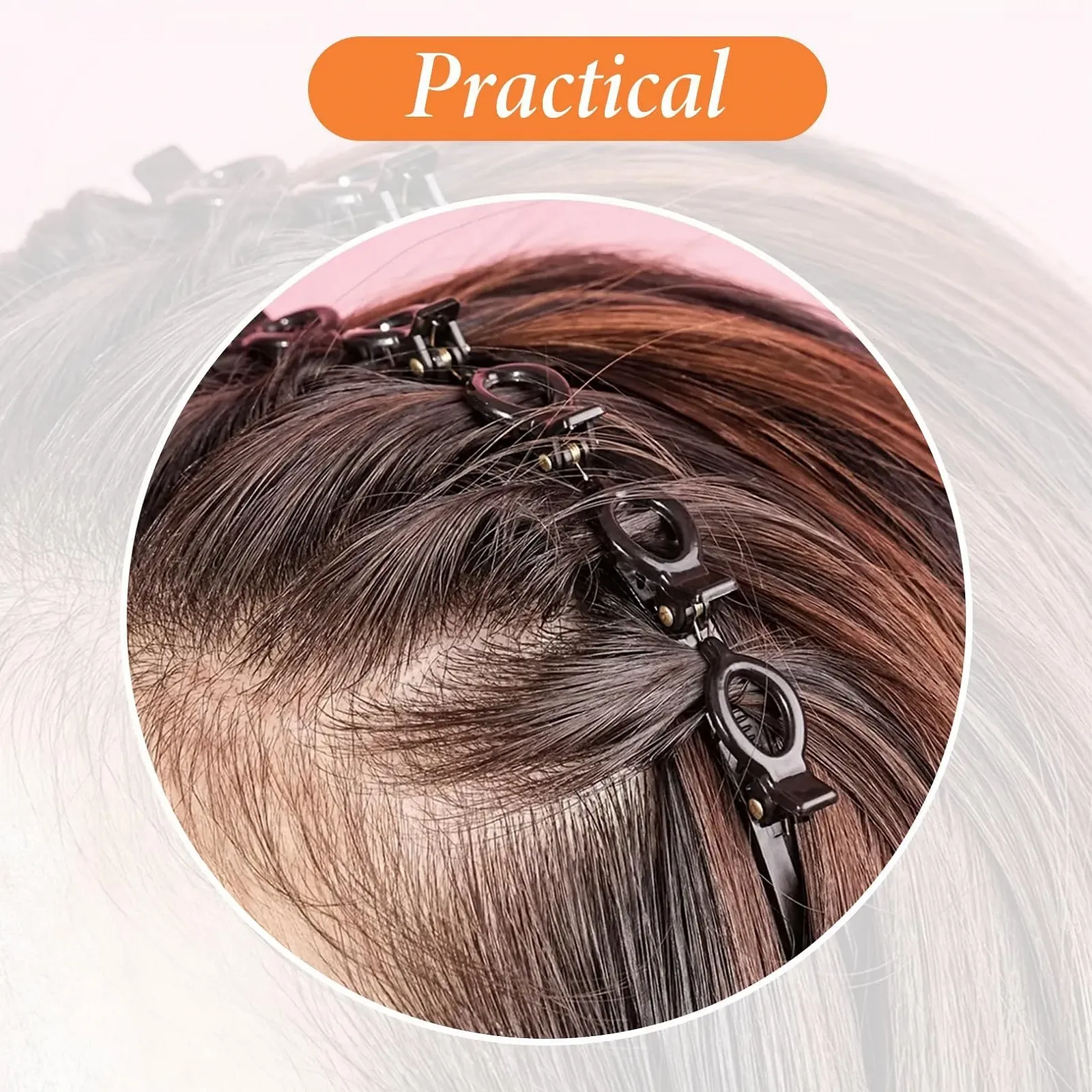 Обруч с клипсами (2 шт.) NoName Пластик, фото №4