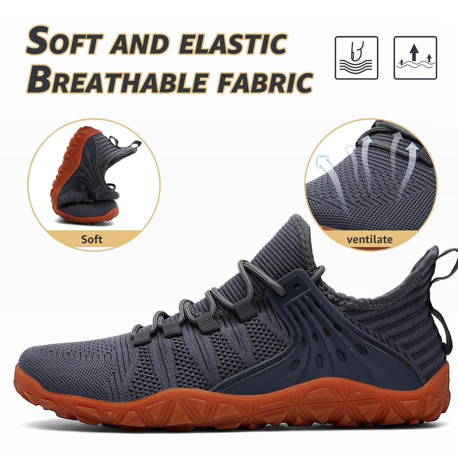 Кросівки ASHION Мінімалістичні для бігу по пересіченій місцевості з широкою носковою коробкою, фото №4