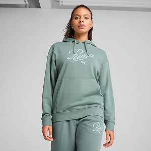 Світшот SCRIPT Comfort Hoodie 68498330 Puma Зелений XS - Фото 1