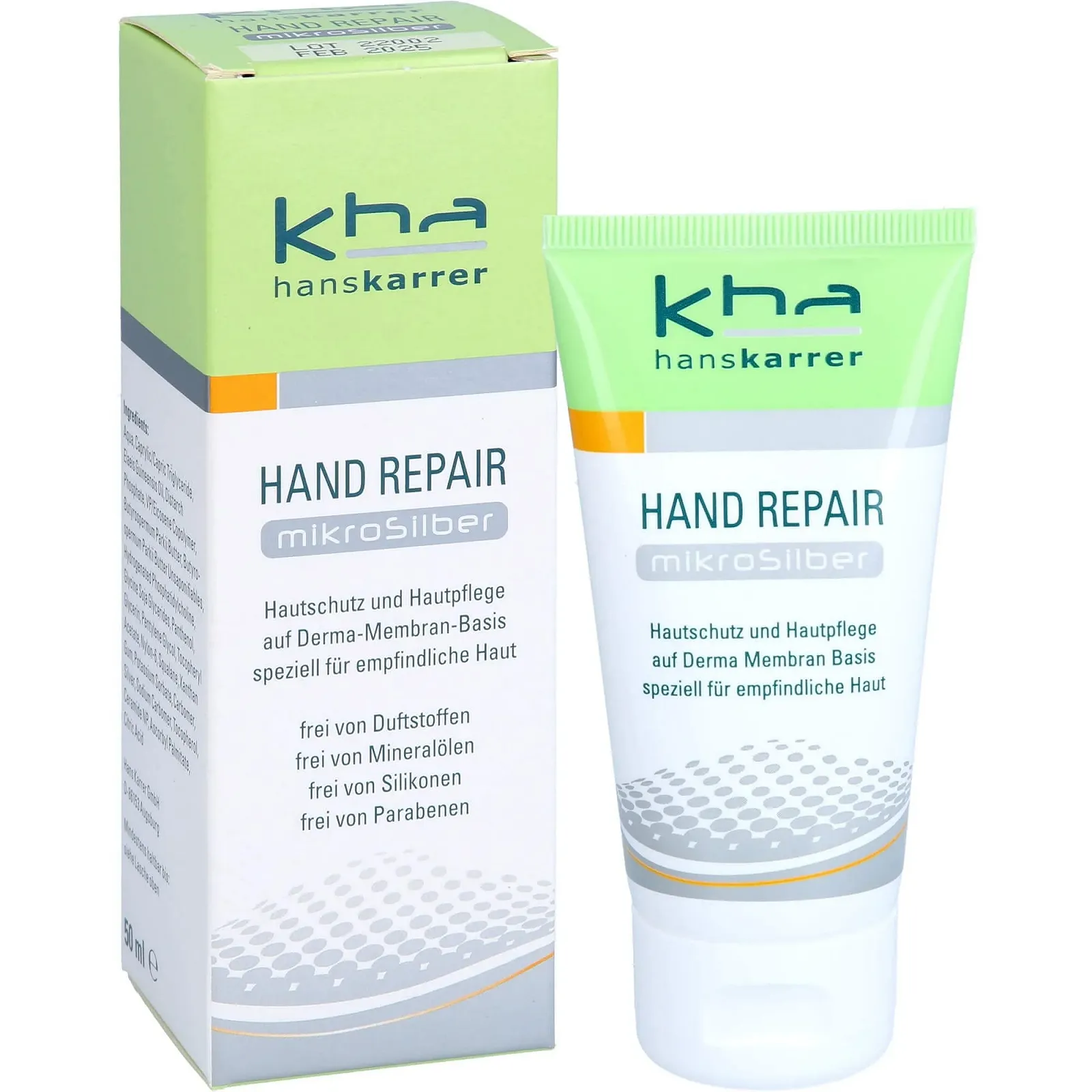 Крем Hans Karrer Hand Repair Mikrosilber, 50 мл, фото №3