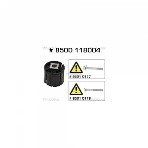 Сайлентблок балки TRISCAN 8500 118004 для BMW, задняя ось, внутренний, передний - Фото 1