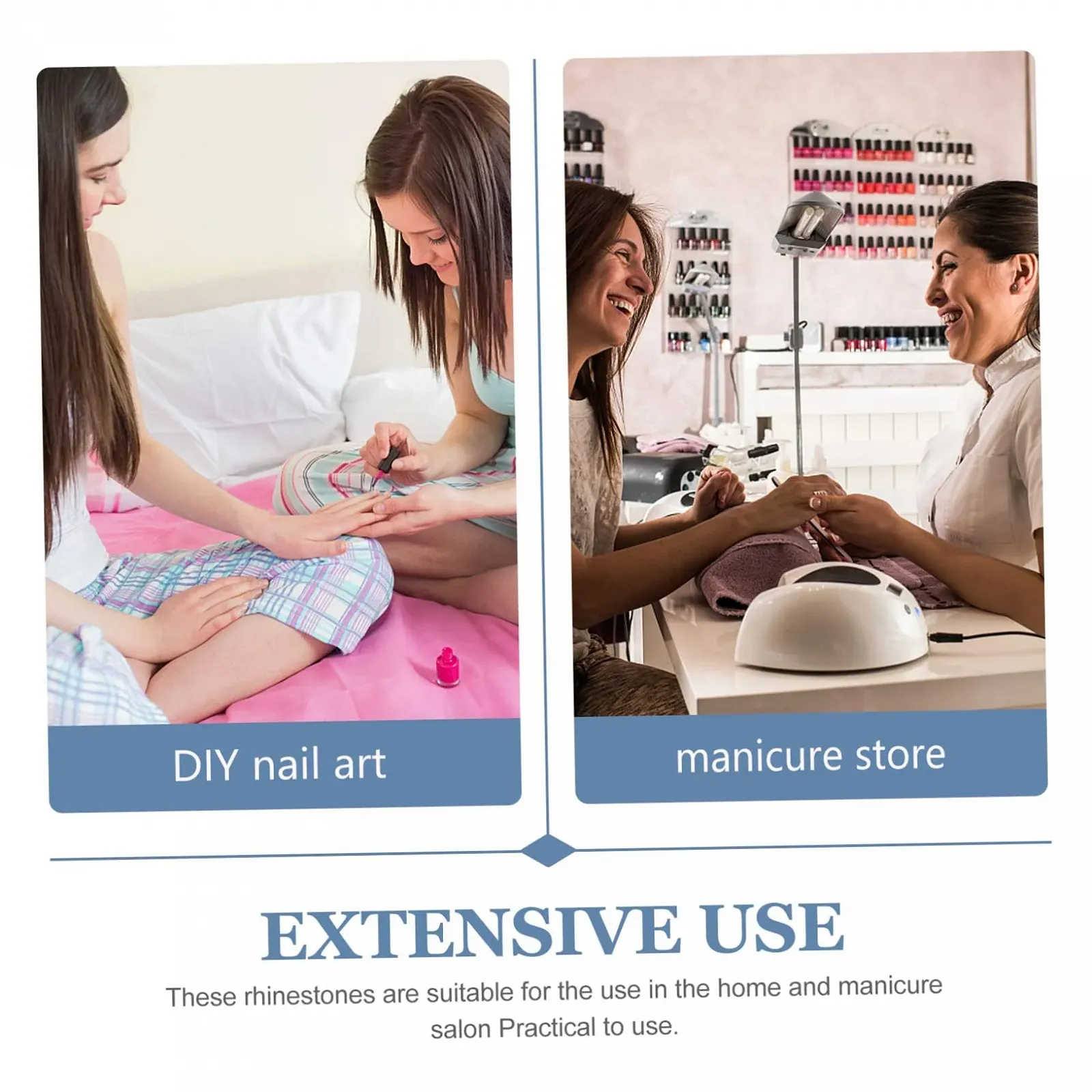 Стразы для ногтей Сердце ABOOFAN 150 шт. Для Дня Святого Валентина, свадьбы и дней рождений Блестящее украшение для ногтей для творческих проектов, фото №3