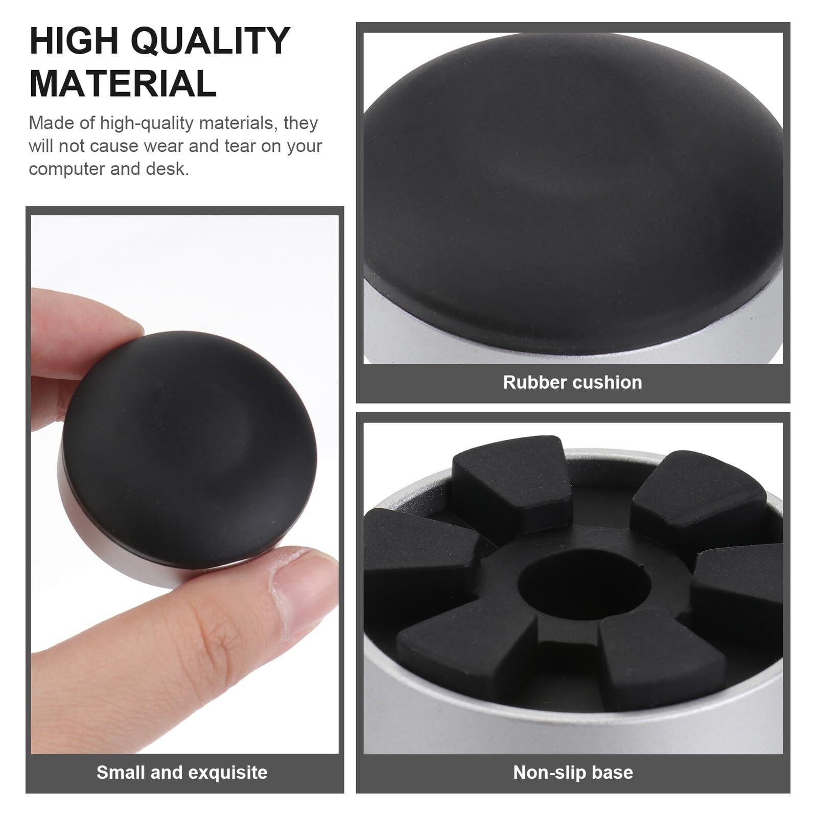 Подставка для ноутбука из высококачественного материала, эргономичный угол наклона для комфорта рук, нескользящая мобильная подставка для ноутбука для эффективного охлаждения и стабильного использования, фото №3