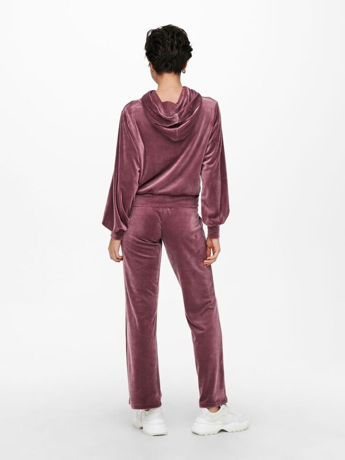 Штаны ONLY ONLLAYA SWEET FLARED VELVET PANT SWT 15237770 Розово-коричневый M, фото №4