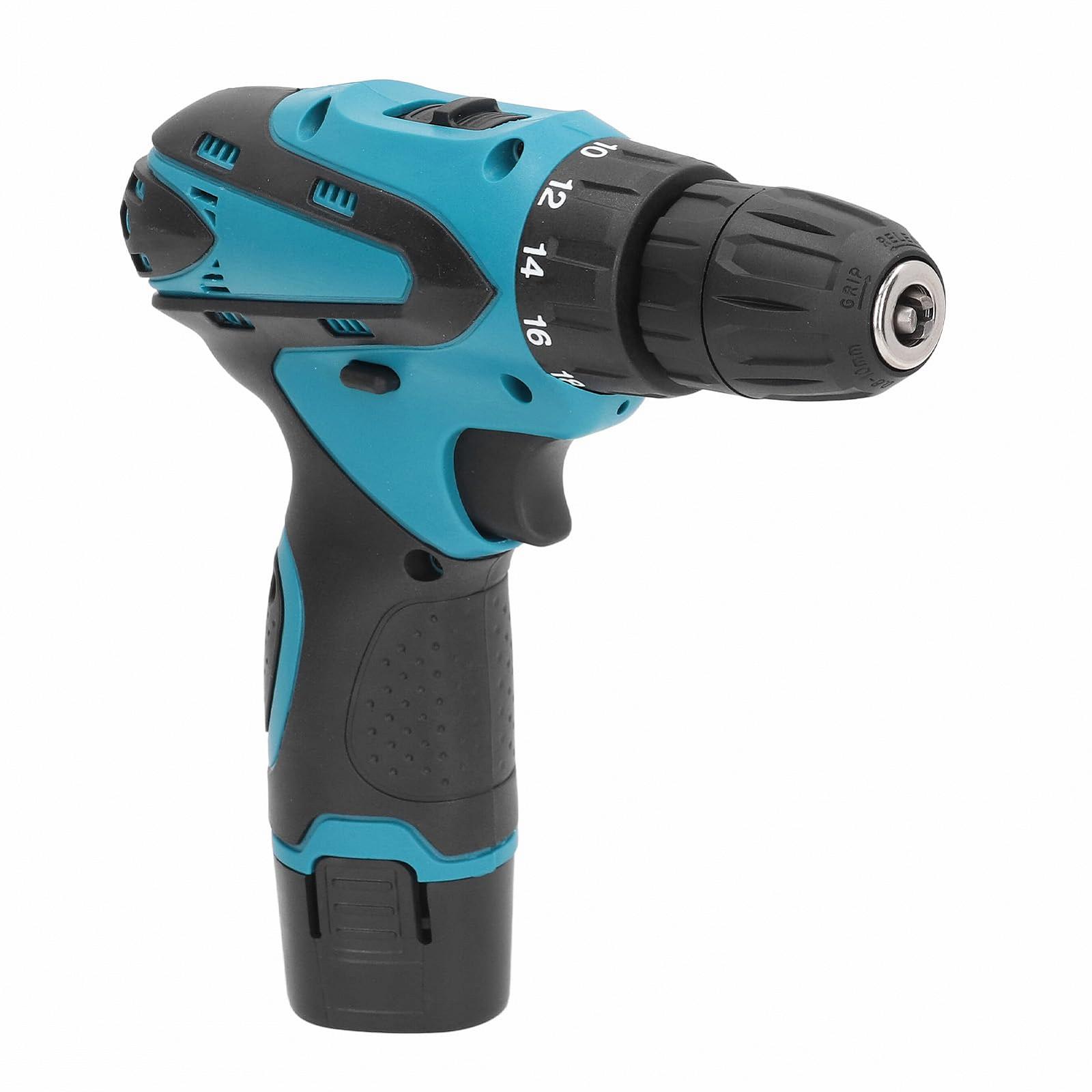 Дриль-шурупокрут Cordless Power Driver AC110-240V 2 Швидкості LED Синій, фото №4