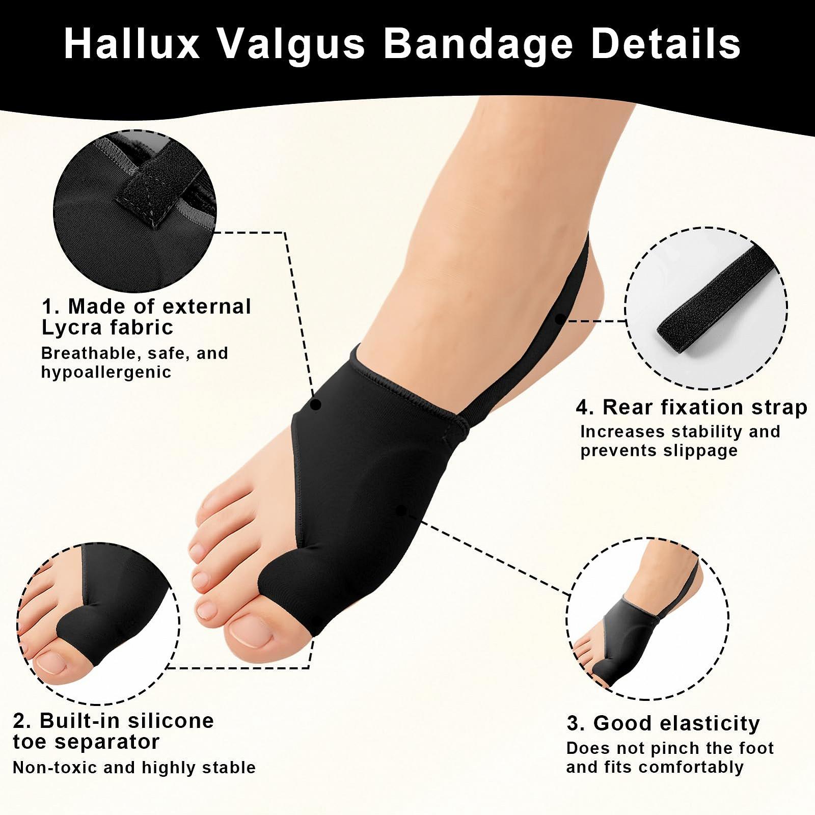 Корректор большого пальца стопы (2 шт. в упаковке) с регулируемым ремешком, фото №3