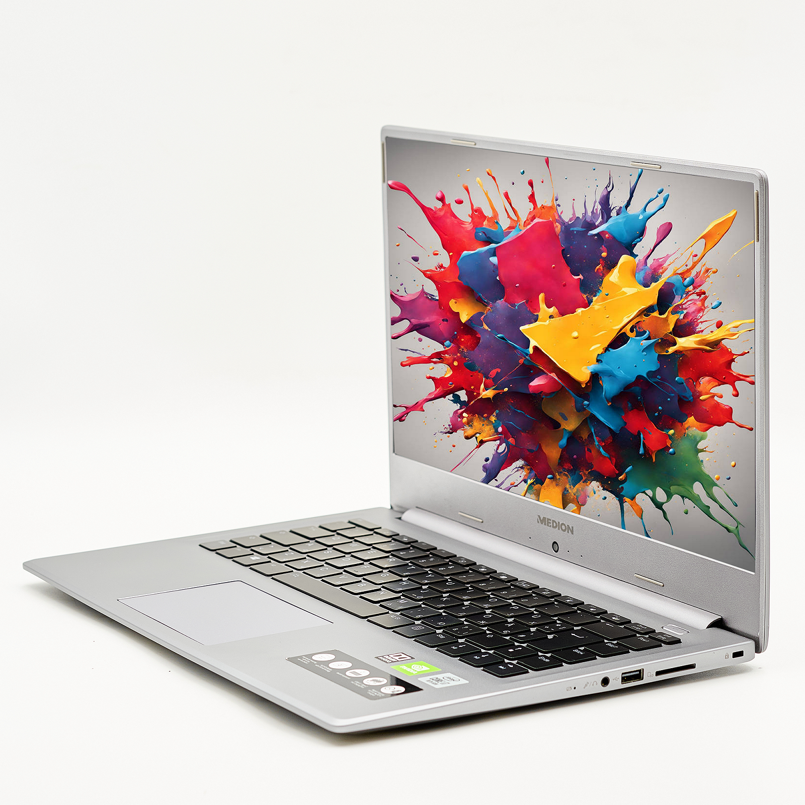 Ноутбук Medion Akoya S15447 Intel Core i7-10510U 16 ГБ ОЗУ 1 ТБ SSD Nvidia GeForce Металлический корпус, фото №4