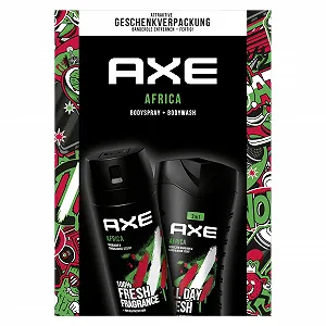 Подарунковий набір AXE: спрей для тіла + гель для душу Africa (150 мл + 250 мл) - Фото 1