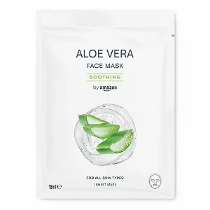 Маска для обличчя by Amazon Aloe Vera заспокійлива 18 мл, 5 шт synthetic.ua - Фото 1