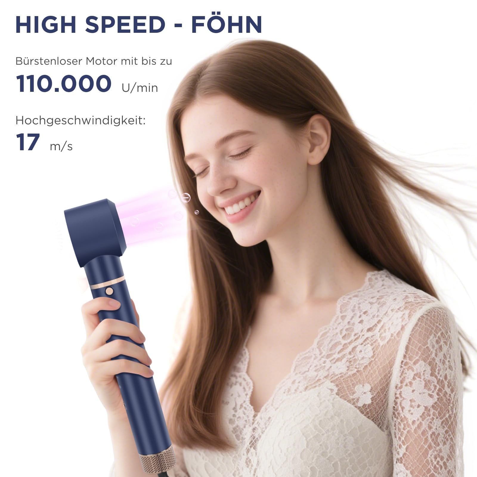 Стайлер для волосся PARWIN PRO BEAUTY 5-в-1 110 000 RPM BLDC мотор іонізація подарункова коробка, фото №4 Стайлер для волосся PARWIN PRO BEAUTY 5-в-1 110 000 RPM BLDC мотор іонізація подарункова коробка, фото №4