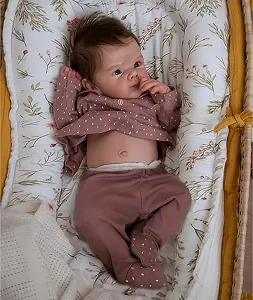 Реборн Кукла Zero pam Силиконовая Реалистичная Девочка 48 см - Фото 1