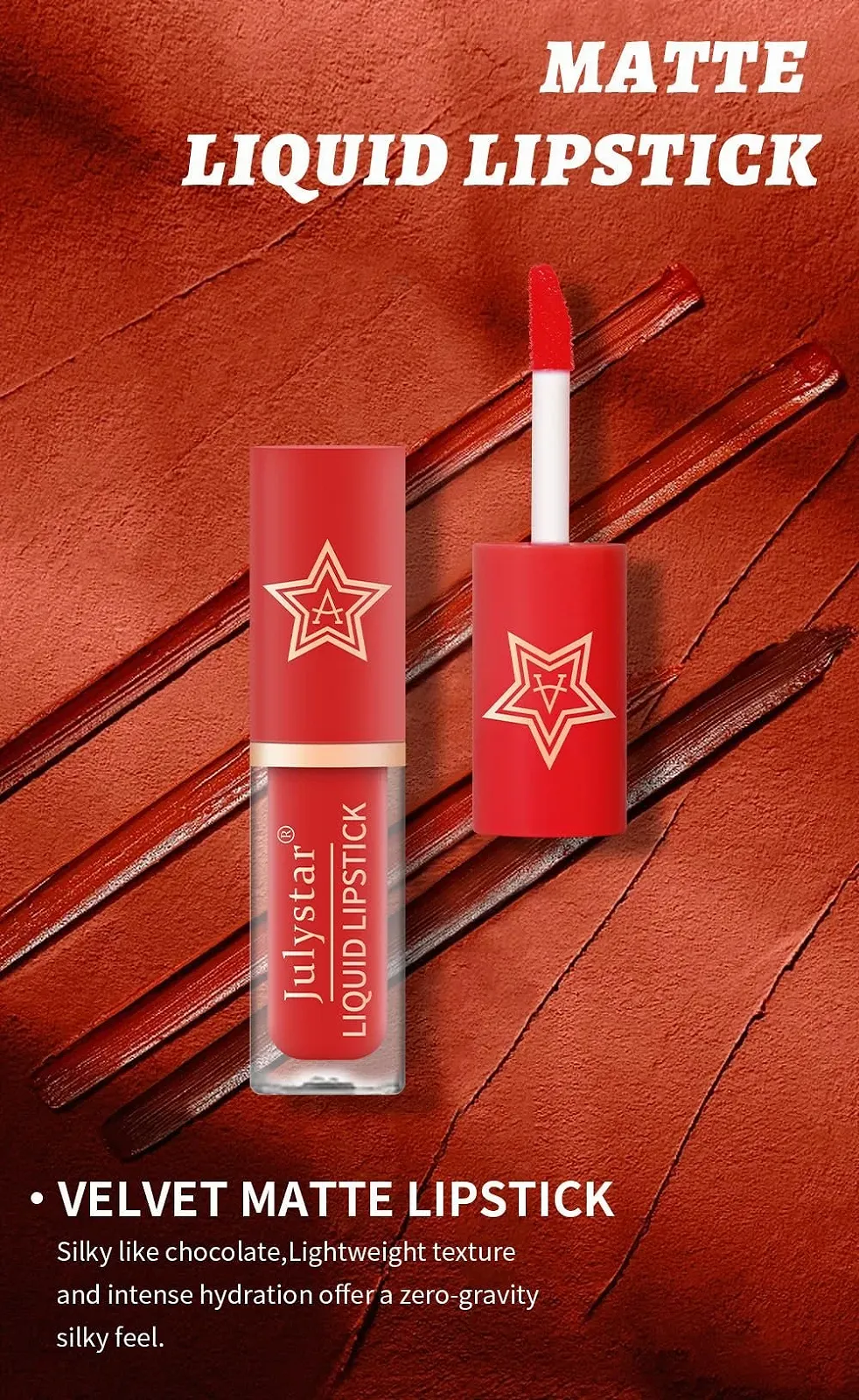 Набір матових блисків для губ HoiLiLu, стійкий, не зникає, фото №8