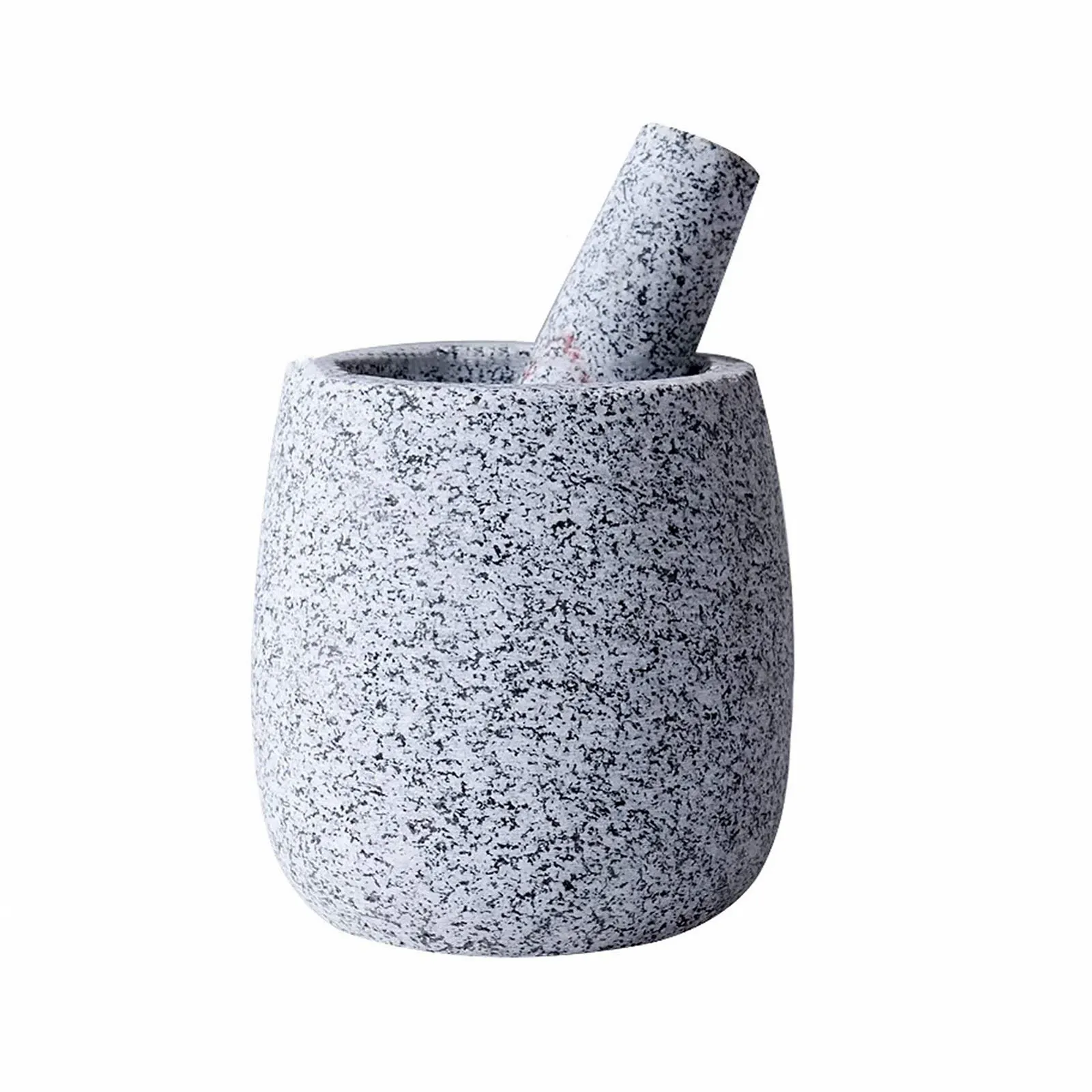 Ступка с пестиком для смешивания и измельчения специй, большая, неполированная, фото №1