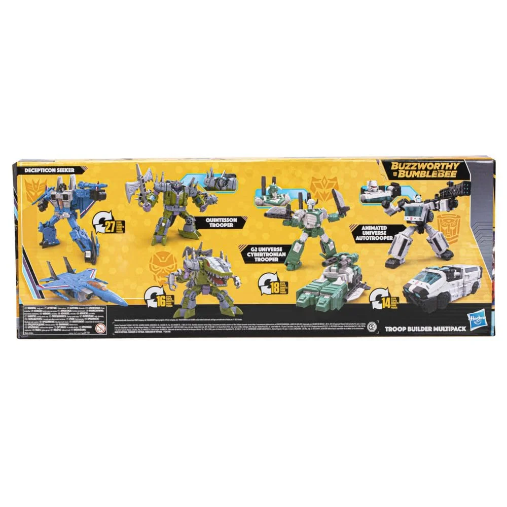 Ігрові фігурки Hasbro Transformers Buzzworthy Bumblebee Troop Builder Multipack Набір з 4 штук, фото №9