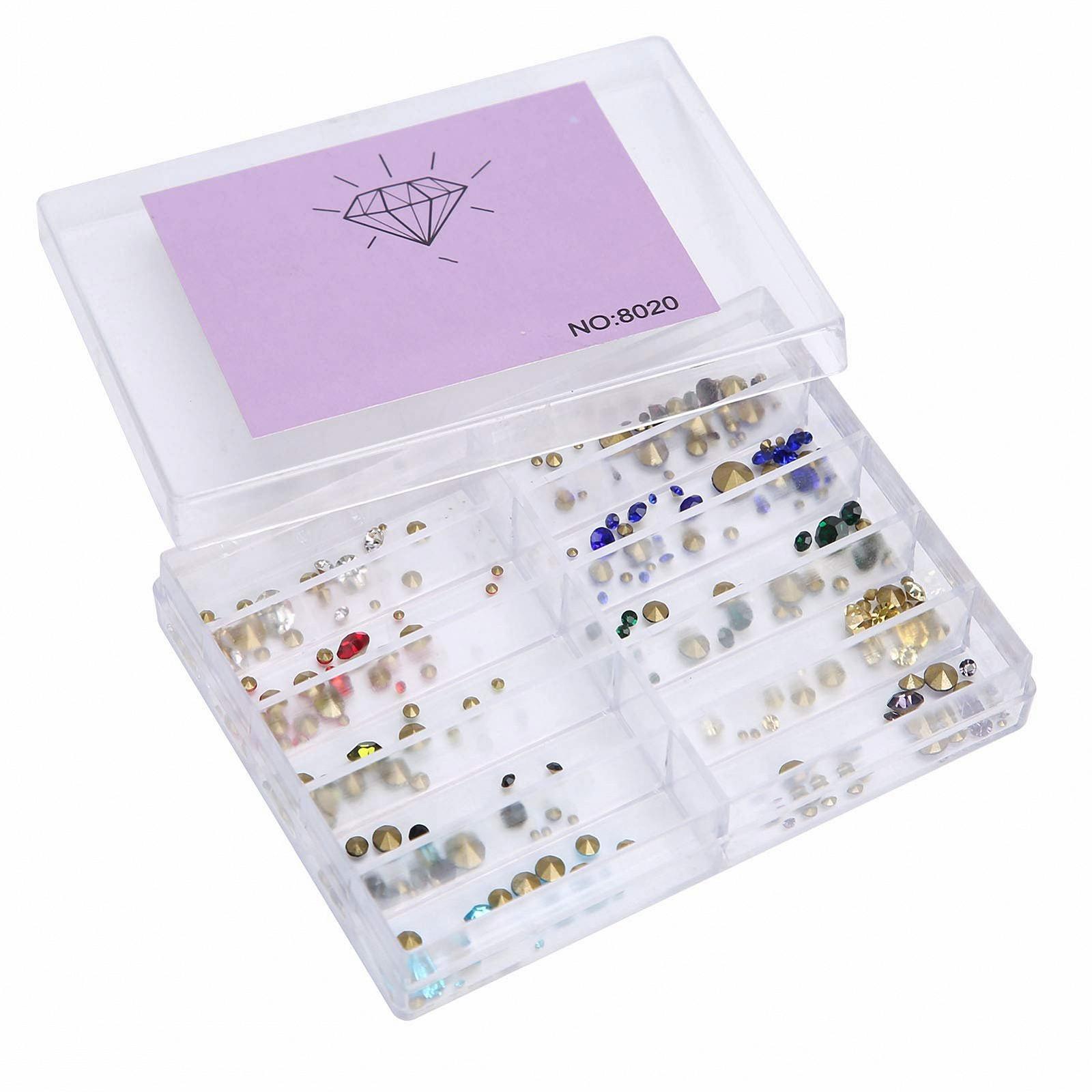 Стрази круглі різнокольорові 150 шт., фото №7