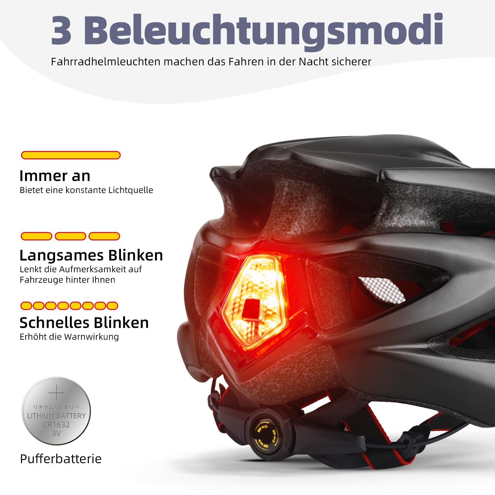 Шлем Shinmax с LED подсветкой, съемным козырьком и подкладкой, фото №3