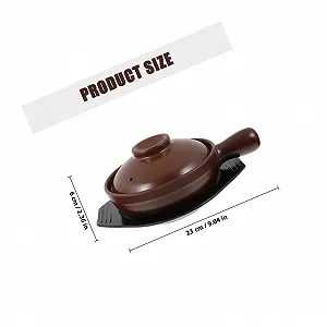 Керамическая кастрюля Gadpiparty с ручкой Термостойкая Энергосберегающая с крышкой synthetic.ua - Фото 1