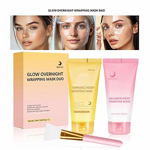 Маска для обличчя Нічна з ефектом сяйва та набір пензлів synthetic.ua - Фото 1