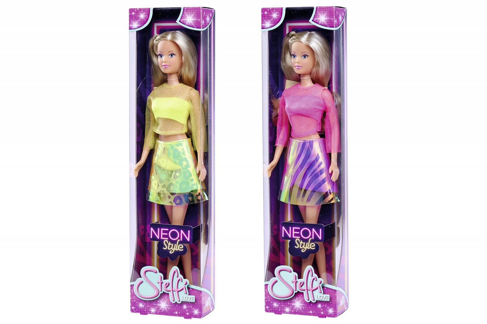 Кукла Steffi Love Neon Style, 2-Way в ассортименте (поставляется только один предмет), кукла в крутых неоновых цветах и юбкой с поясом, игрушечная кукла 29 см, от 3 лет, фото №5 Кукла Steffi Love Neon Style, 2-Way в ассортименте (поставляется только один предмет), кукла в крутых неоновых цветах и юбкой с поясом, игрушечная кукла 29 см, от 3 лет, фото №5