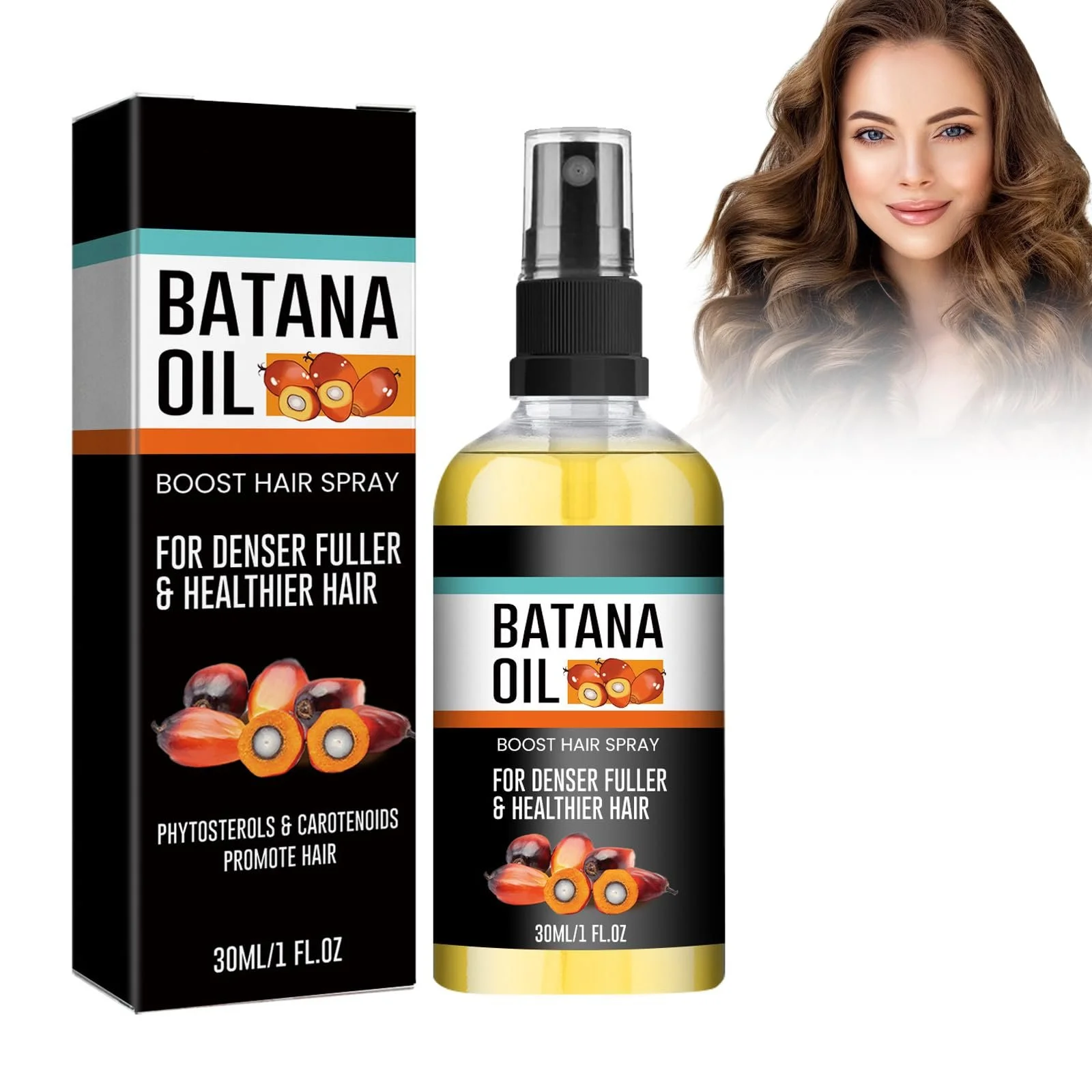 Сироватка для росту волосся з олією Батани для прискорення росту волосся для жінок та чоловіків, фото №1