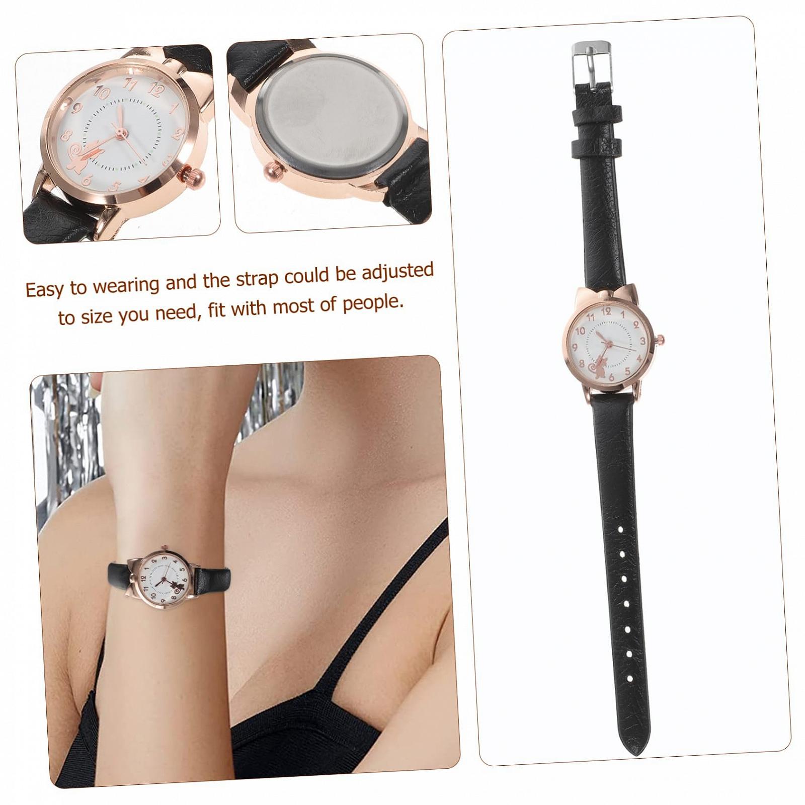 Женские наручные часы Beaupretty с кошачьим мотивом, фото №4