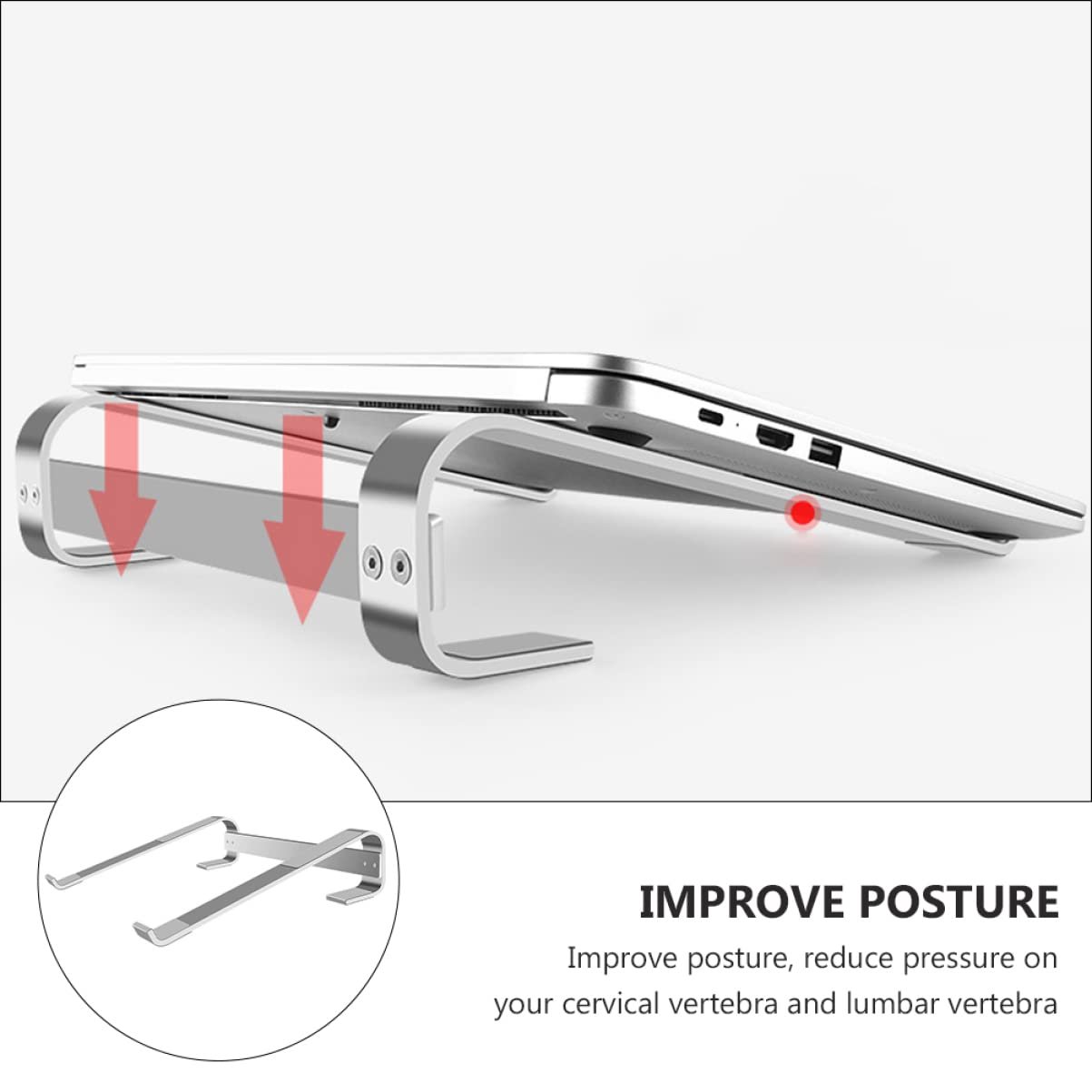 Подставка для ноутбука Tofficu Алюминиевый сплав Охлаждение, фото №8