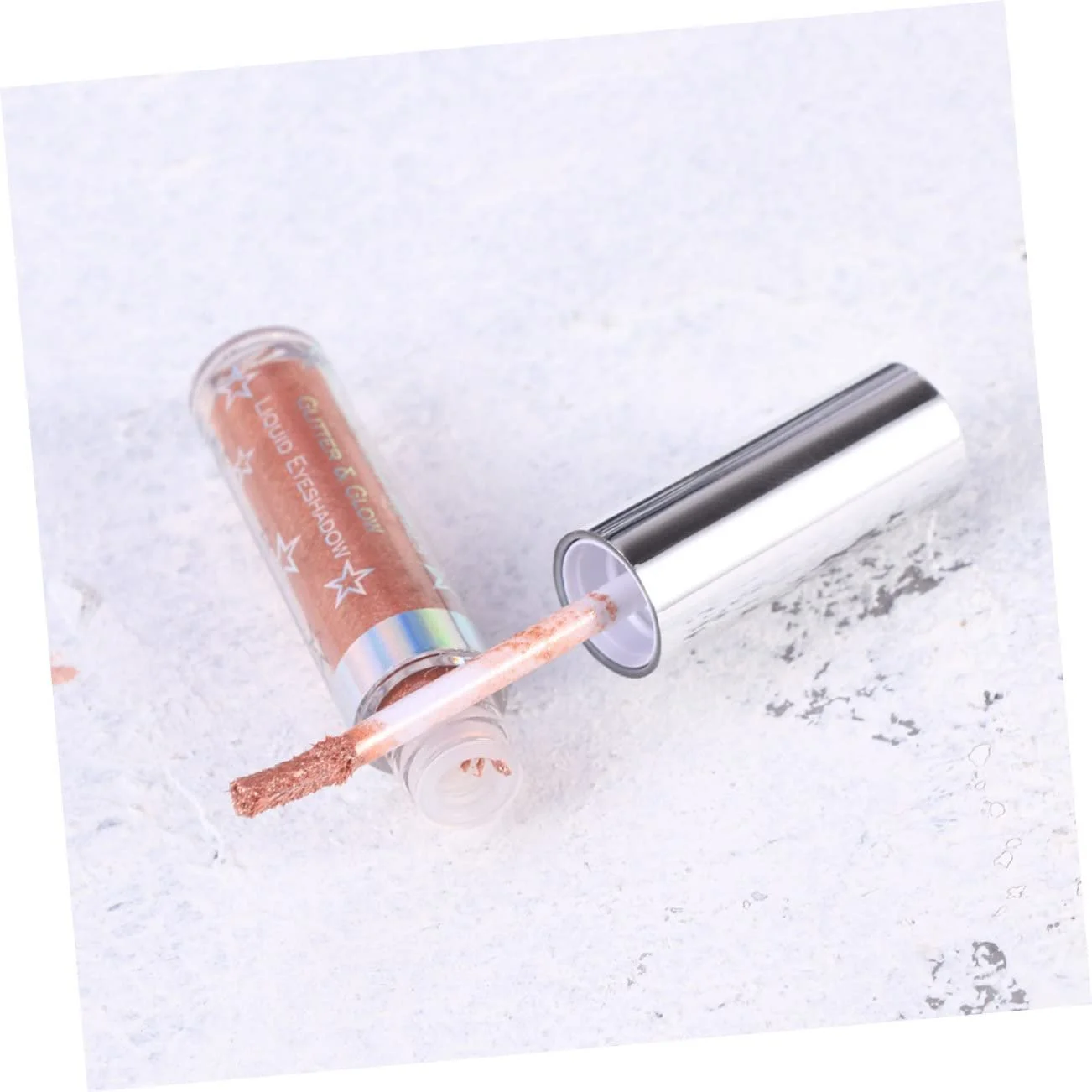 Підводка для очей minkissy, світло-рожева, кольорова, блискуча, металік, перламутрова, фото №5