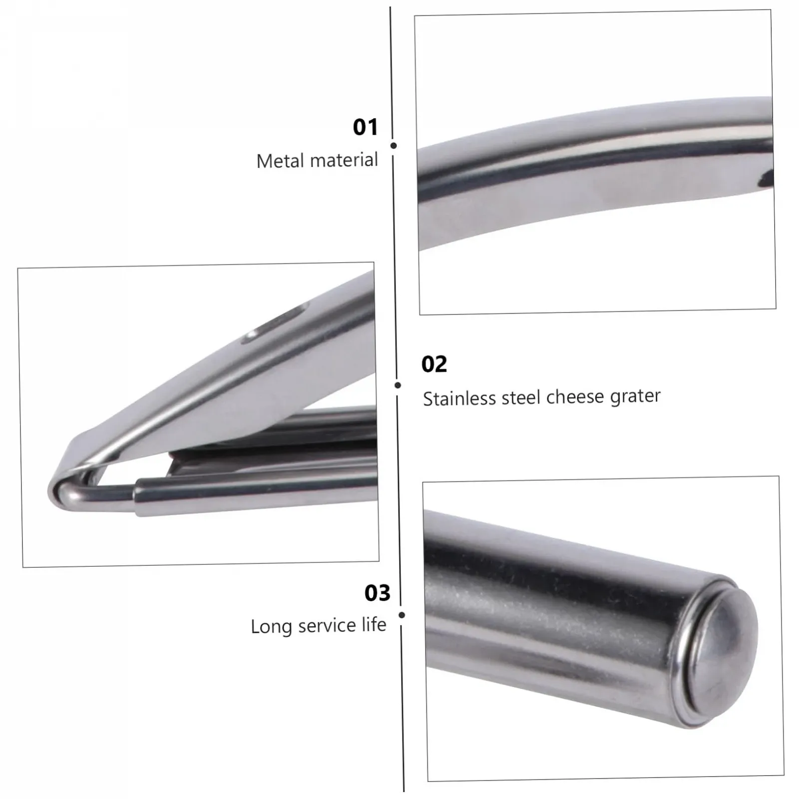 Терка VALICLUD для сиру, ручна обертова для дрібного та крупного натирання, фото №9