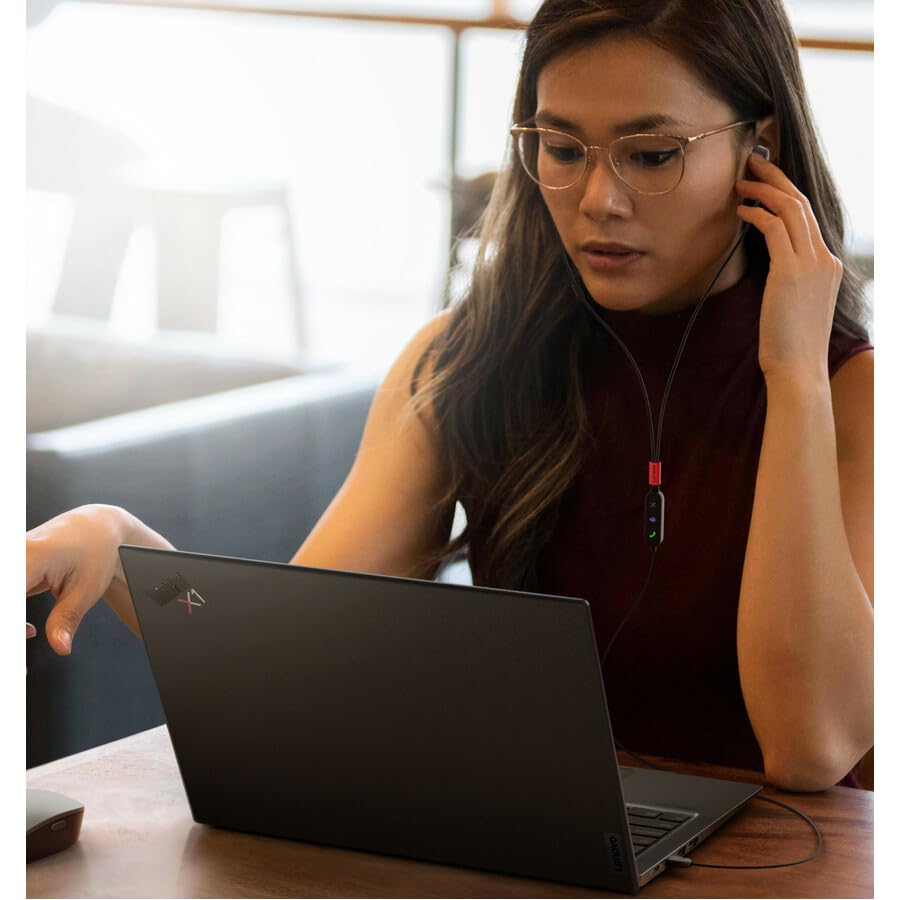Наушники Lenovo Go USB-C Вставные Активное шумоподавление Штормовой серый, фото №3