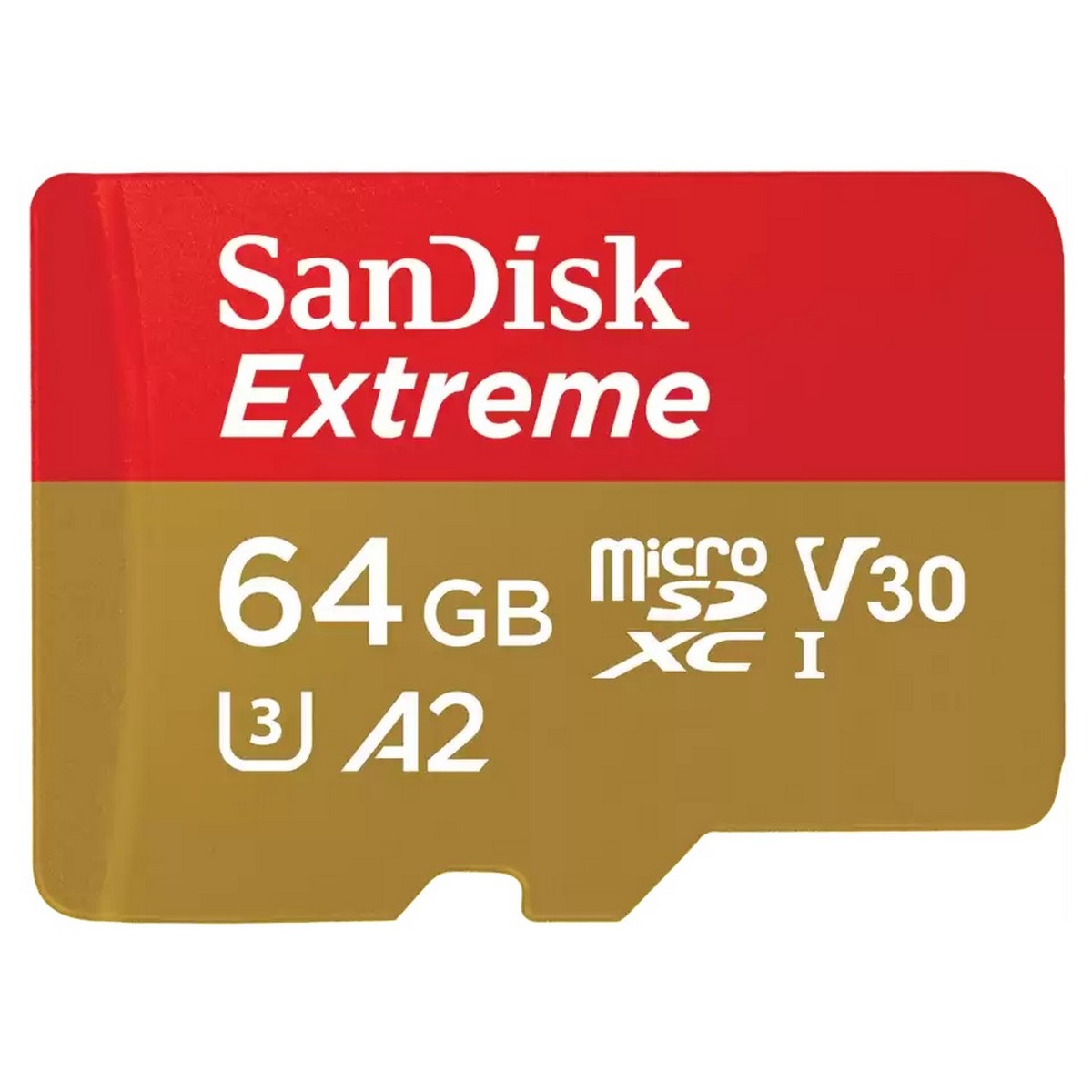 Карта пам'яті SanDisk 64 GB microSDXC UHS-I U3 V30 A2 Extreme (SDSQXAH-064G-GN6MN), фото №1