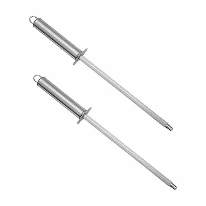 Точильний стрижень для ножів Mobestech багатоцільовий із нержавіючої сталі та ПП 2 шт. - Фото 1