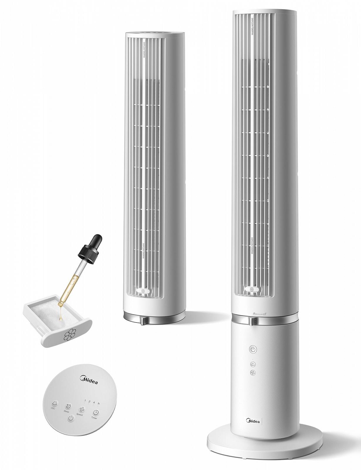 Вентилятор Башенный Midea MTF25FRG, 40 дюймов, 9 м/с, фото №1
