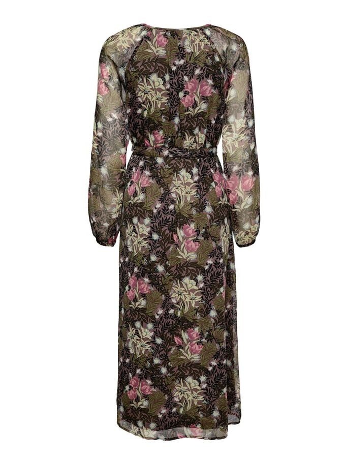 Сукня ONLPHOEBE LIFE L/S MIDI DRESS WVN 15246103-Plum Truffle-AOP:LE JARDIN MIXED FLOWERS ONLY M, фото №4