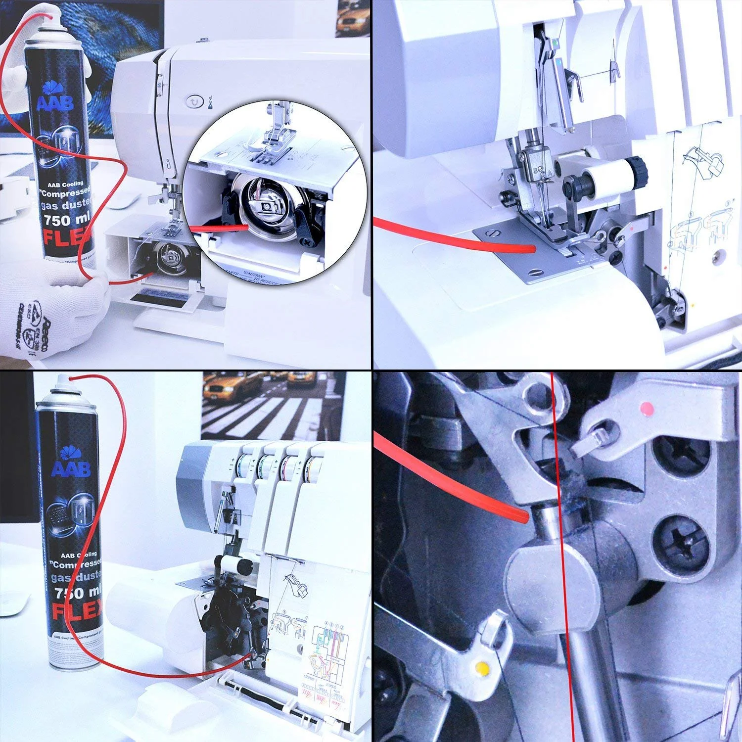 Стиснене повітря AABCOOLING FLEX 750 мл з гнучким шлангом, фото №5