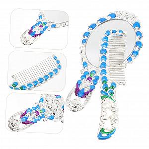 Зеркало Angoily 3 Sätze Retro-Грифцпигель с гребнем металлическое цена на synthetic.ua - Фото 1 Зеркало Angoily 3 Sätze Retro-Грифцпигель с гребнем металлическое synthetic.ua - Фото 1