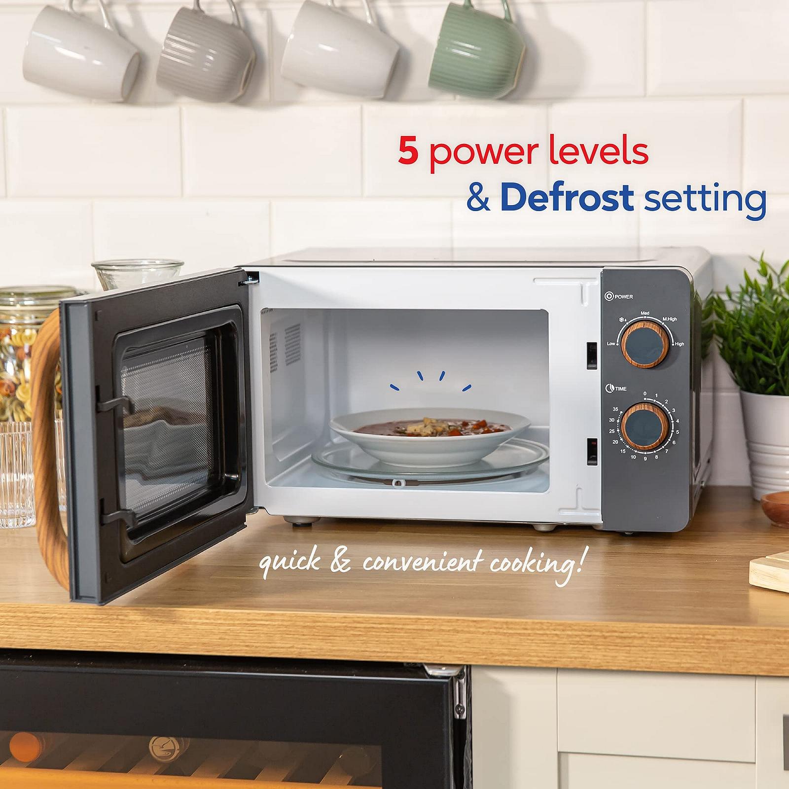Микроволновая печь Russell Hobbs Scandinavian Style RHMM713G 17 L 700 W Grey, фото №7 Микроволновая печь Russell Hobbs Scandinavian Style RHMM713G 17 L 700 W Grey, фото №7