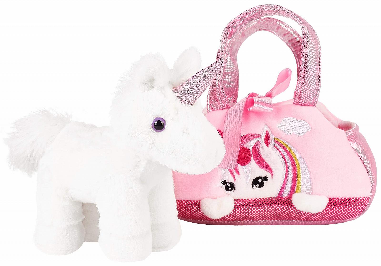 Мягкая игрушка в сумочке BRUBAKER Unicorn Bag 20 см White/Pink, фото №3 Мягкая игрушка в сумочке BRUBAKER Unicorn Bag 20 см White/Pink, фото №3