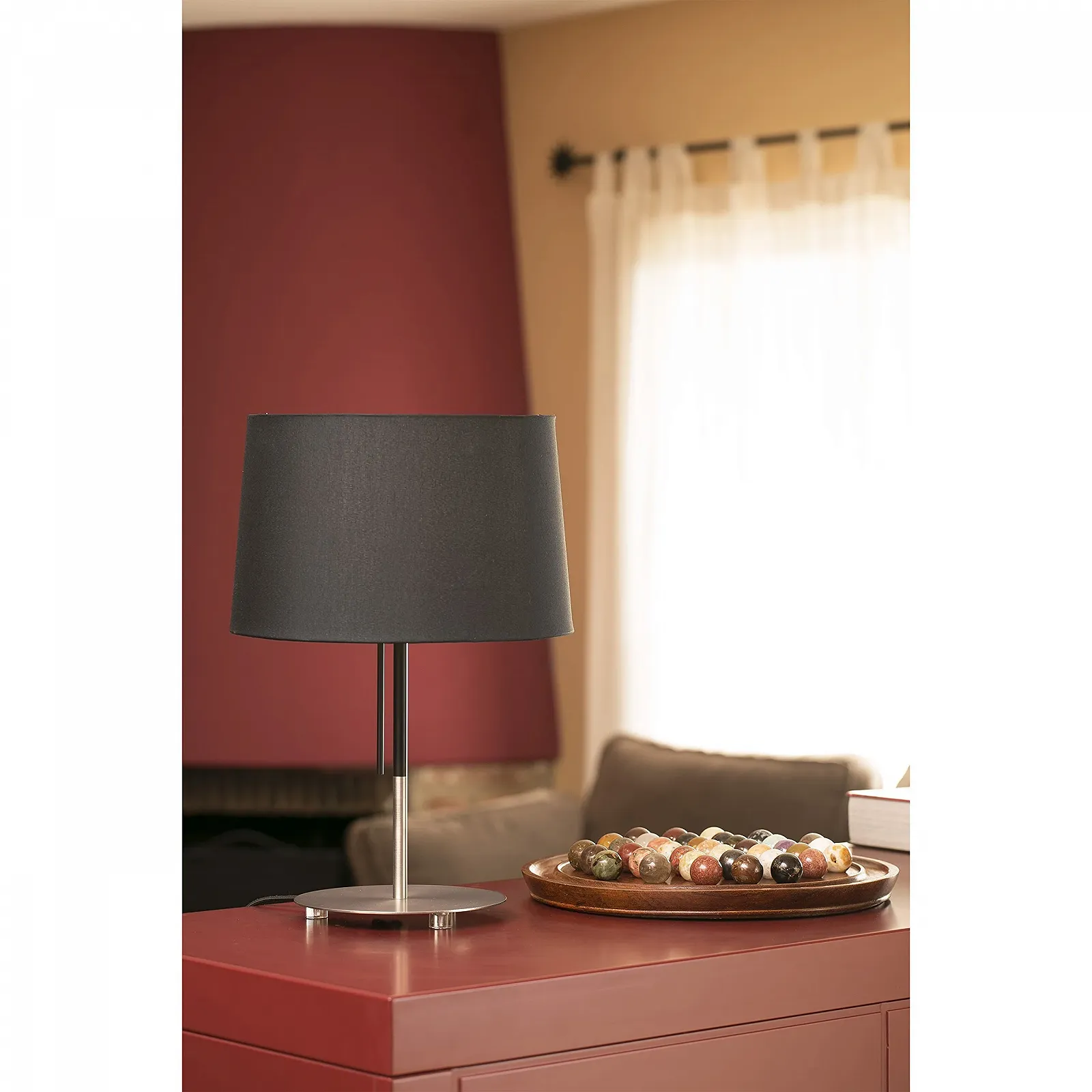 Настільна лампа Faro Barcelona Volta 20026 20 Вт Чорна, фото №2