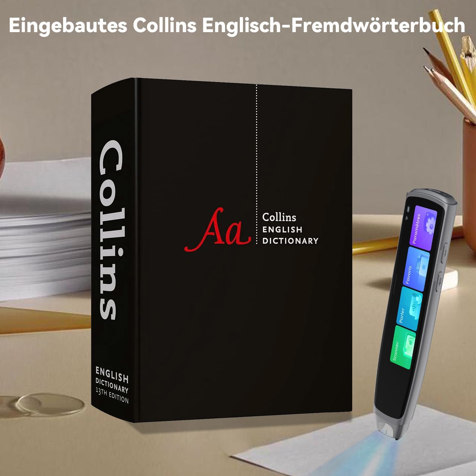 Ручка-сканер iFLYTEK для перекладу та вивчення мов, з інтегрованим словником Collins, фото №3 Ручка-сканер iFLYTEK для перекладу та вивчення мов, з інтегрованим словником Collins, фото №3