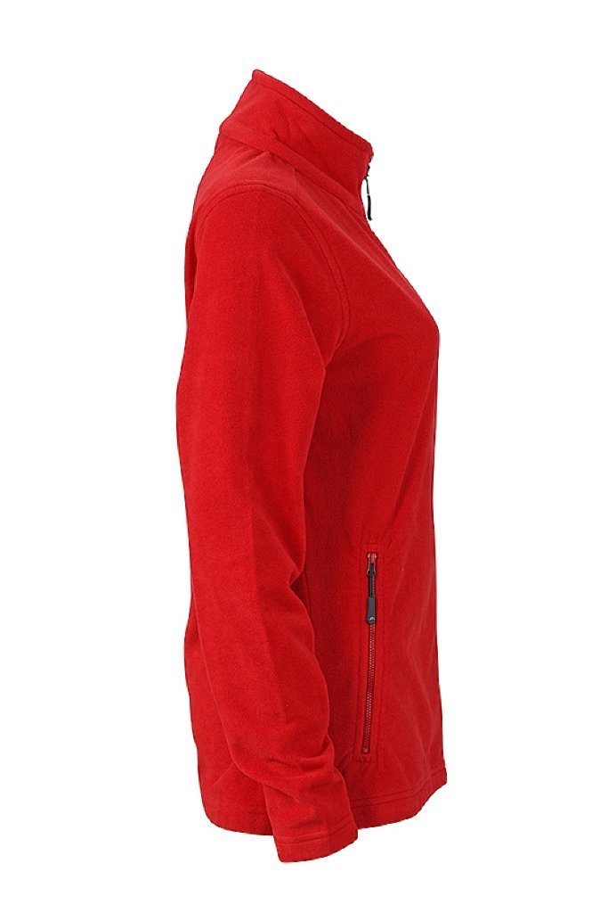 Женская флисовая куртка James & Nicholson Classic с воротником-стойкой, фото №4 Женская флисовая куртка James & Nicholson Classic с воротником-стойкой, фото №4