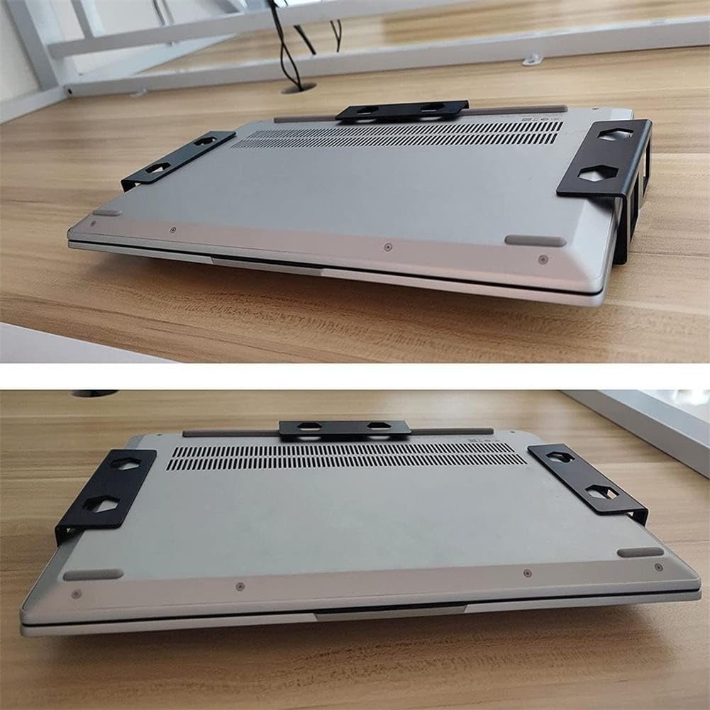Тримач для ноутбука для встановлення під стіл для ергономічного, компактного встановлення, фото №1