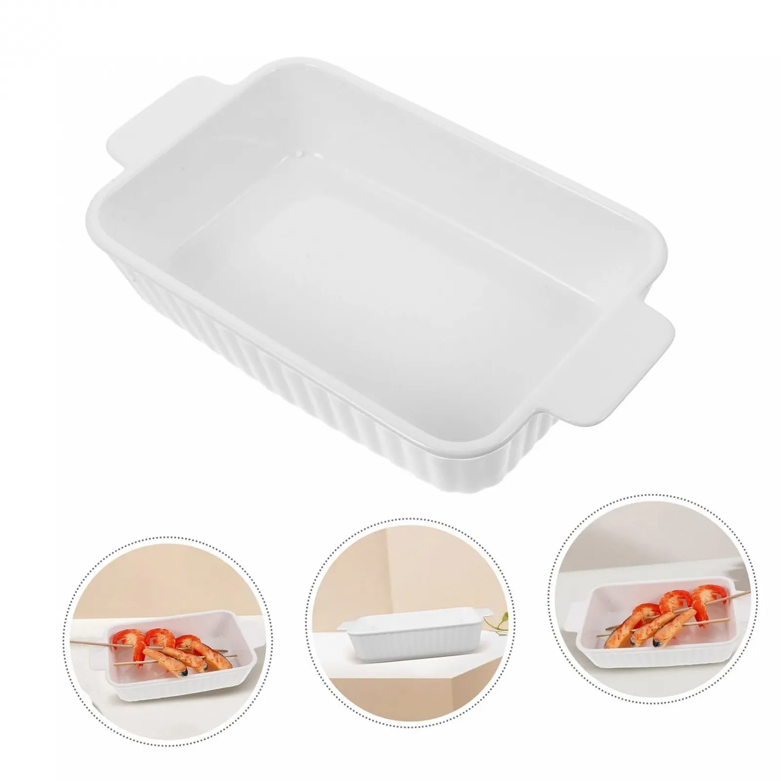 Форма для запекания Zerodeko керамическая с двумя ручками термостойкая, фото №9 Форма для запекания Zerodeko керамическая с двумя ручками термостойкая, фото №9