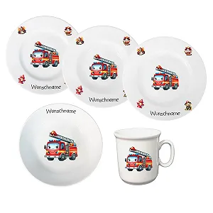 Детская Посуда Персонализированная, 5 предметов, из фарфора - Фото 1