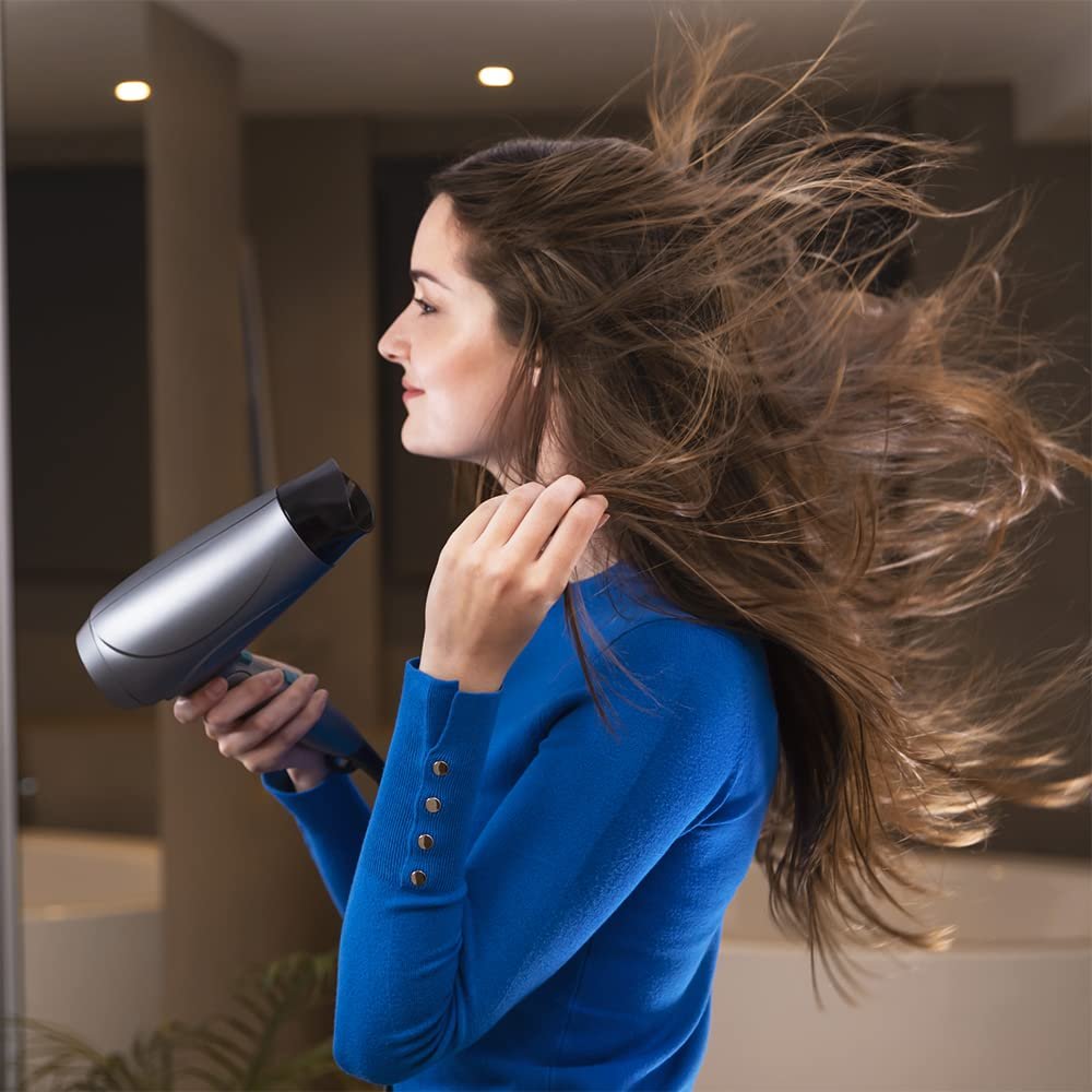 Фен Cecotec IoniCare Power&Go Compact, потужність 2400 Вт, DC-мотор, функція іонізації, висока потужність потоку, функція холодного повітря, технологія HairCare, складна ручка, фото №5